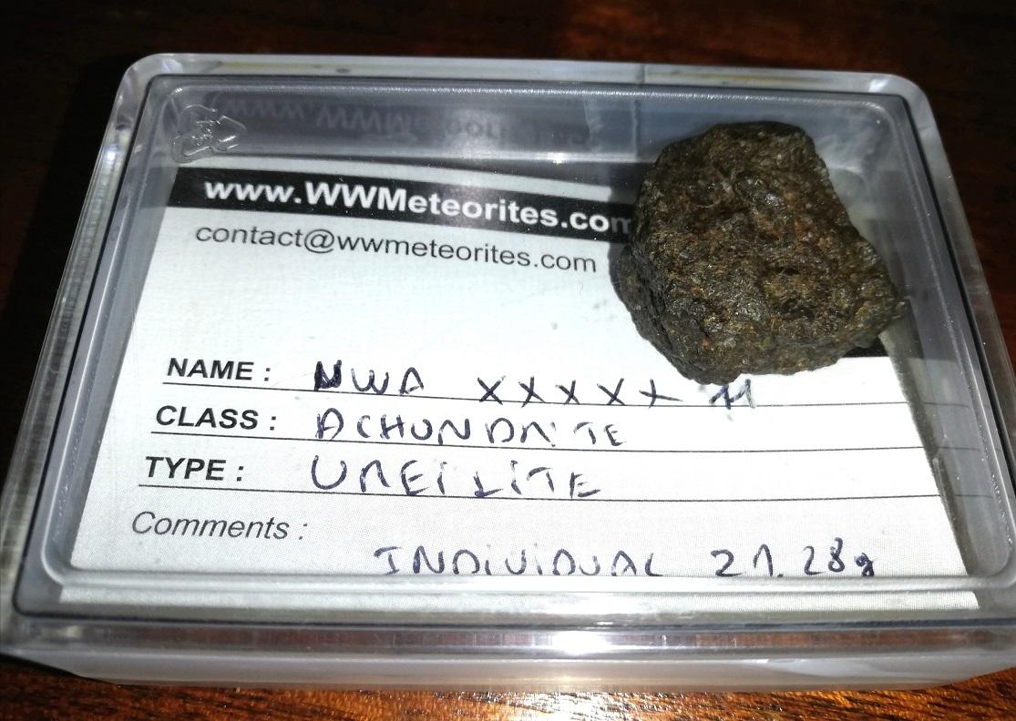 Achondrite ureilite 21 3 grams