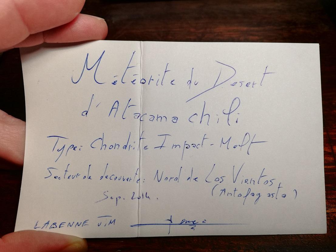 Certif labenne meteorite