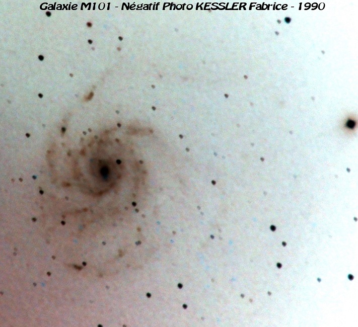 Galaxie m101 negatif kf 1990