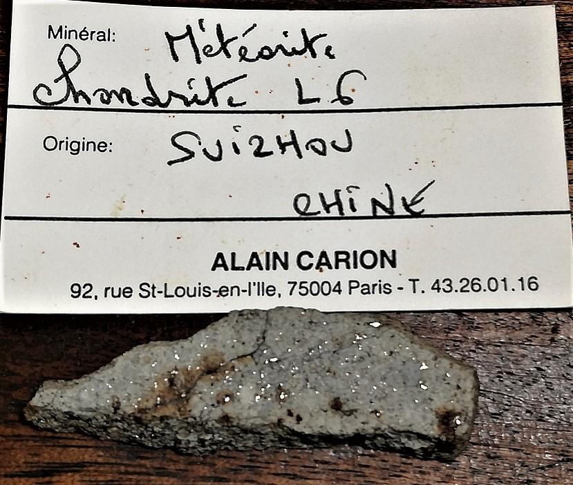 Suizhou meteorite china