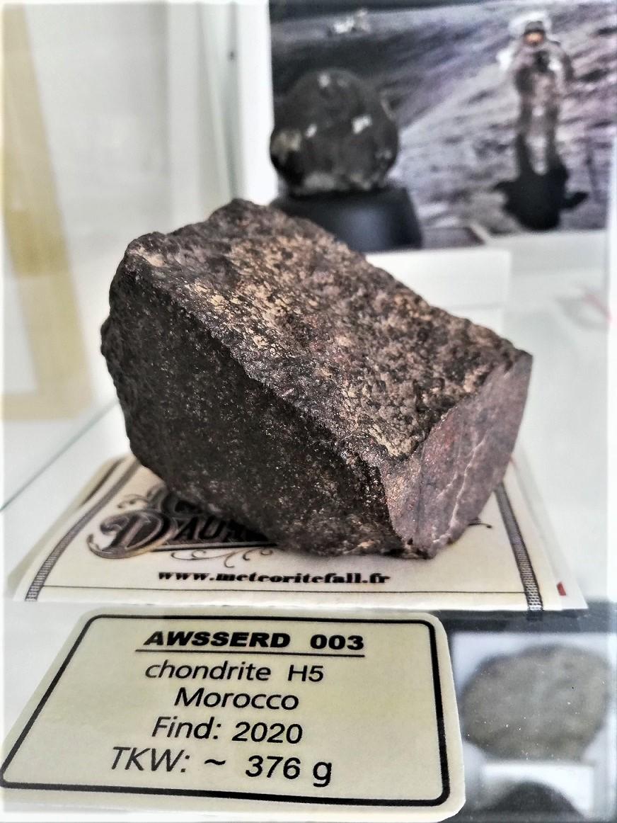 Awsserd 003 chondrite meteorite