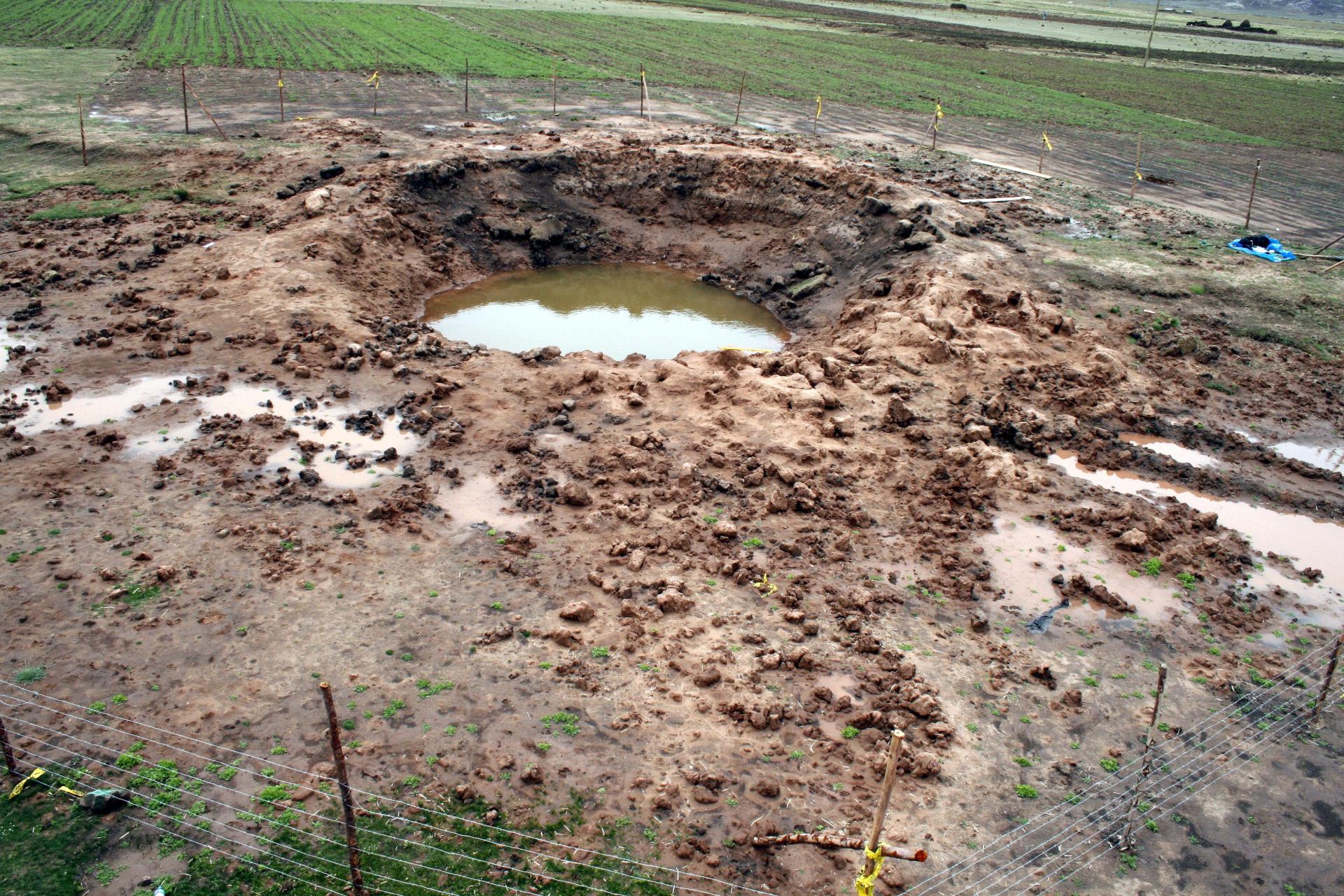 Carancas crater perou