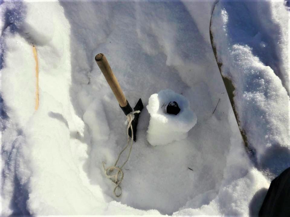 Chelyabinsk meteorite snow