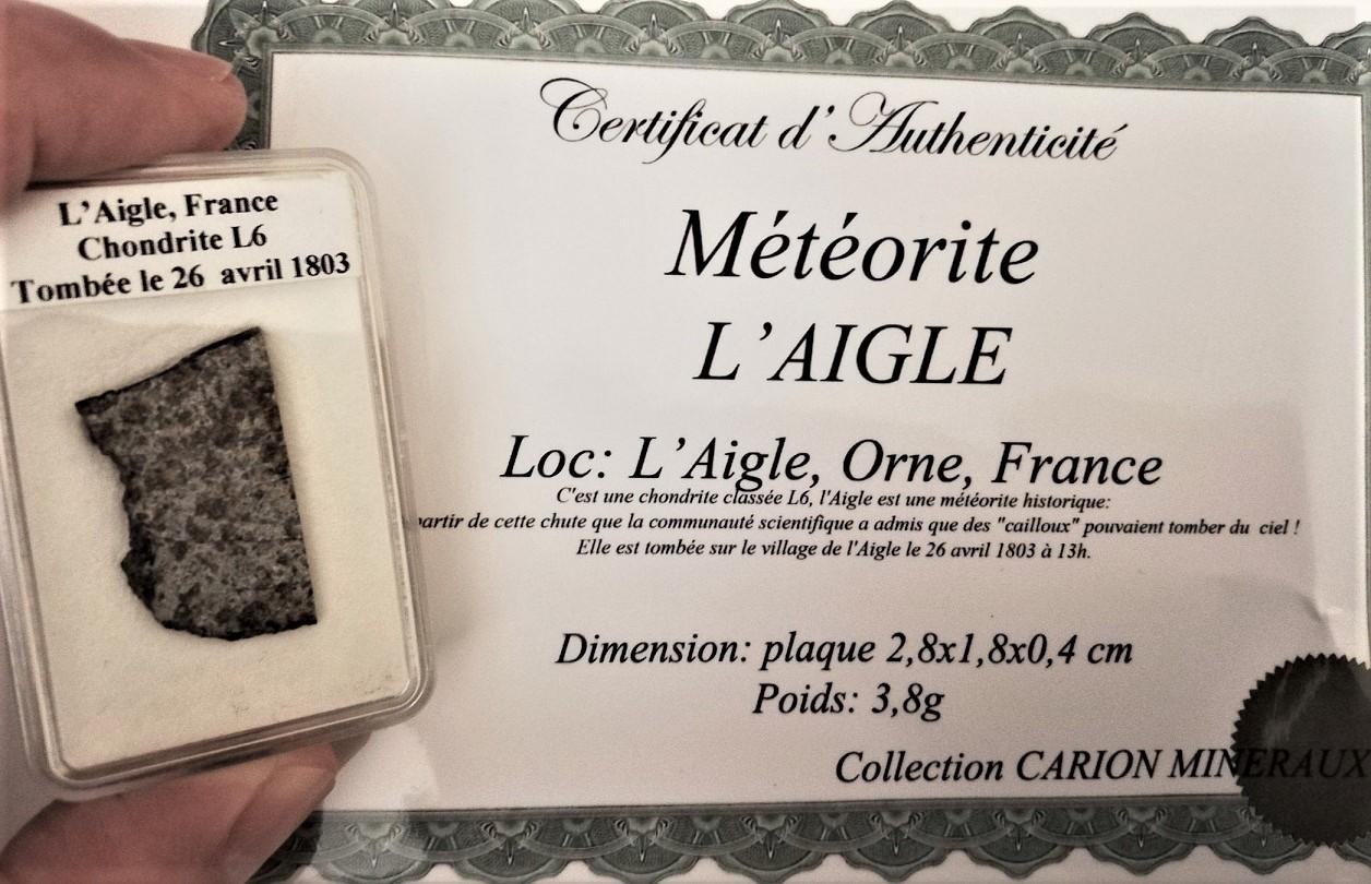 L aigle meteorite france historic