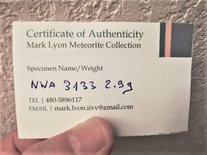 Mark lyon certificate