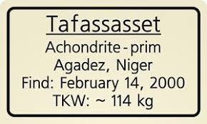Tafassasset meteorite 2
